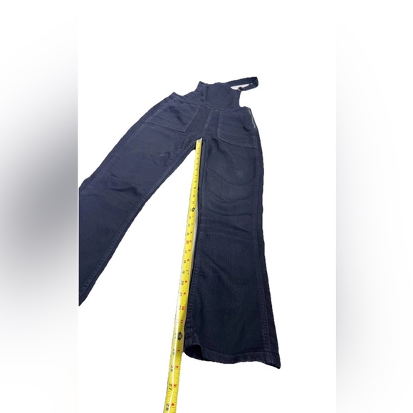 Madewell Black Denim Overall Jumpsuit XS Adjustablestraps Casual Streetwear Y2K - Picture 6 of 10